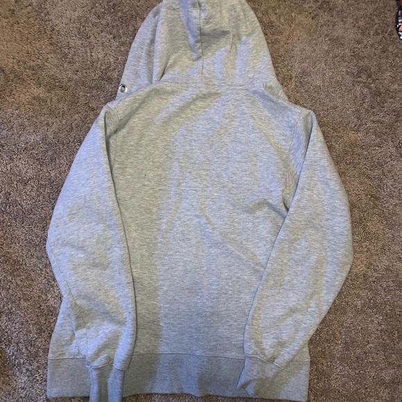 Grey London Zip Up Hoodie - Picture 2 of 2